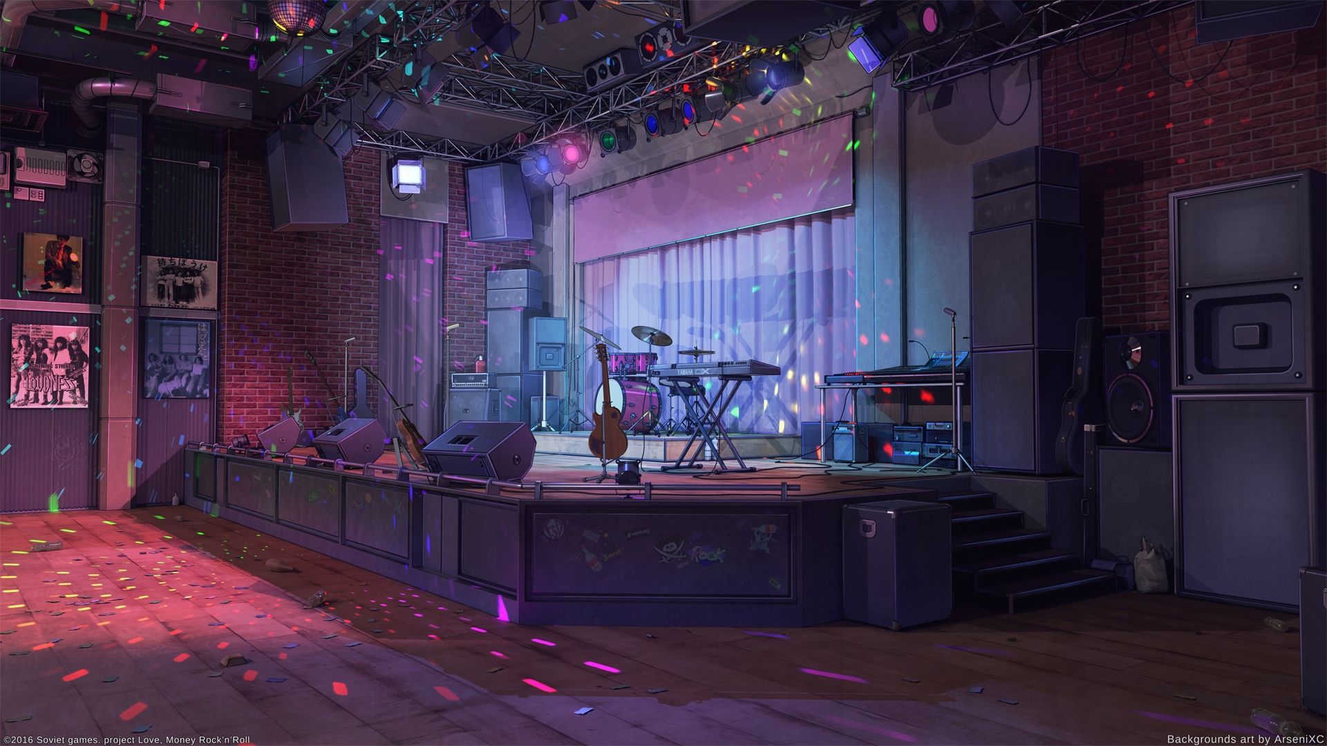 Anime Stage Wallpaper Free Anime Stage Background