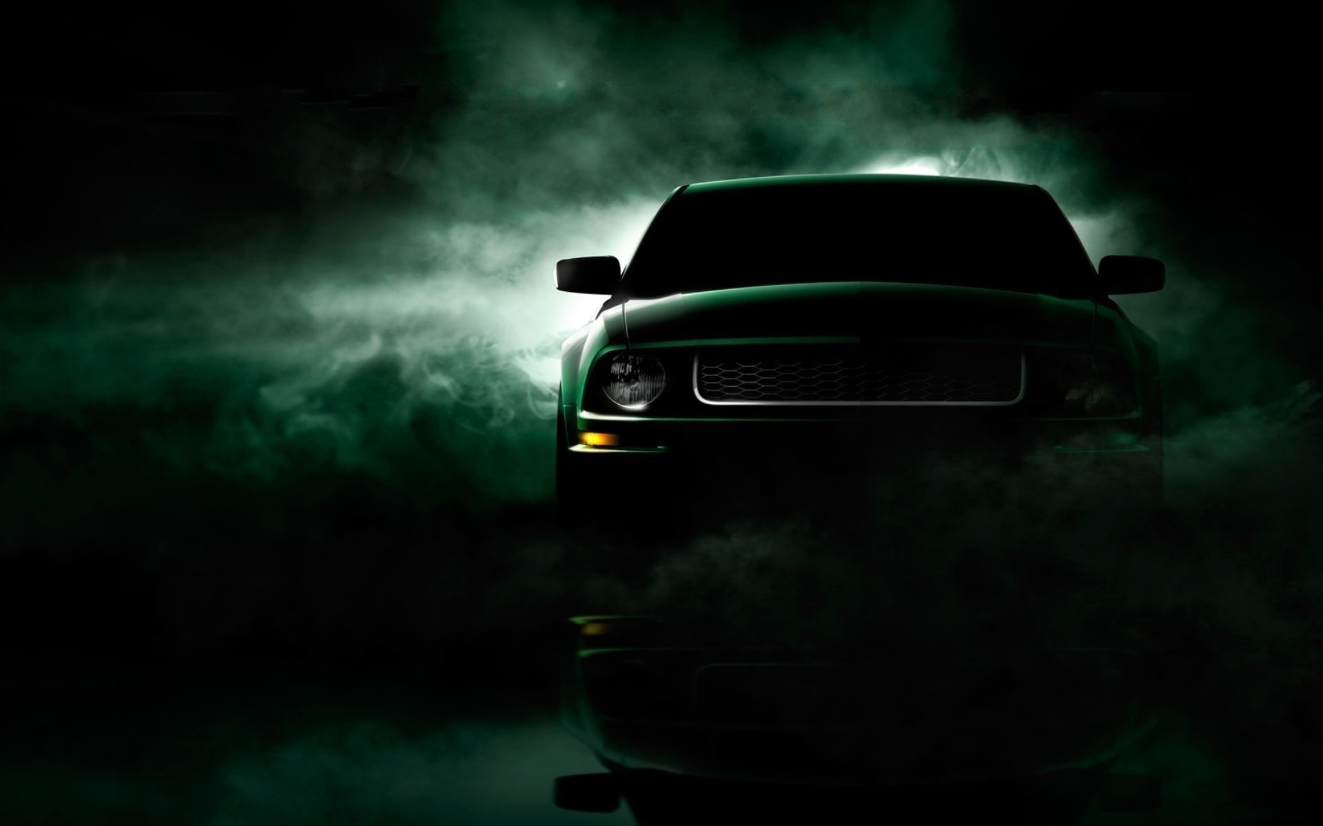 car, Blue Smoke, Muscle Cars, Ford Mustang Wallpaper HD / Desktop