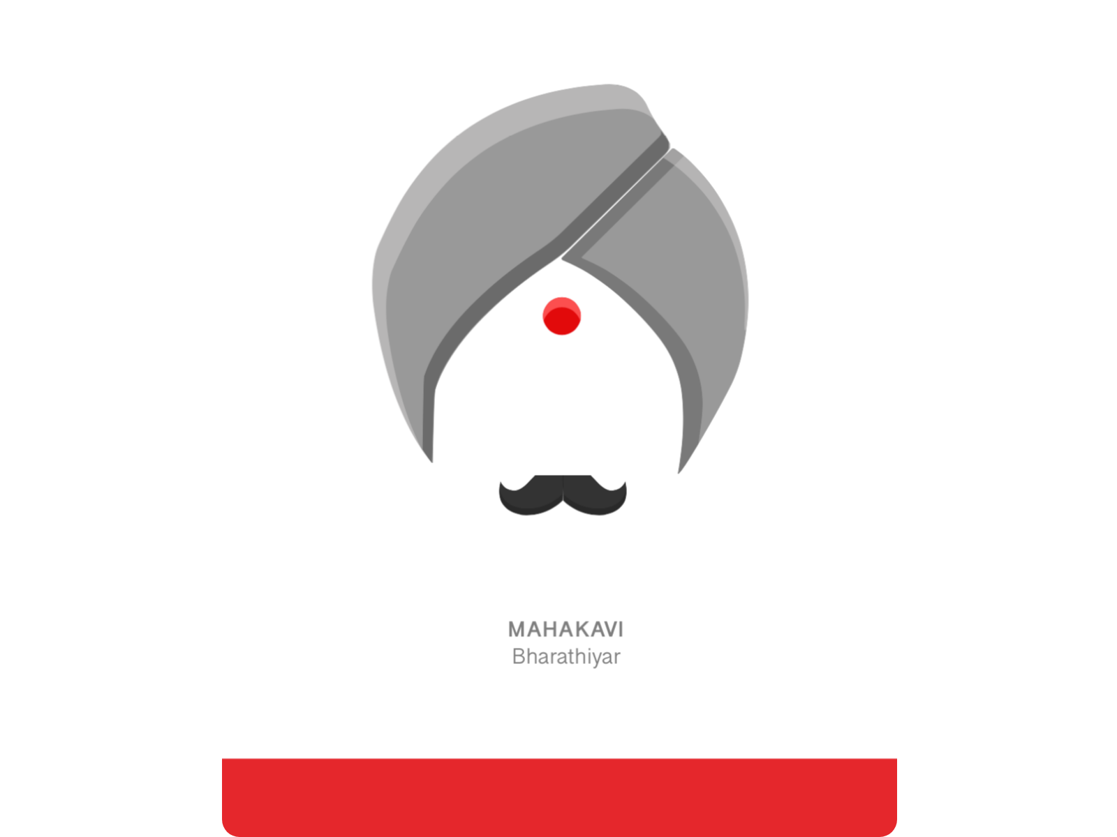 Mahakavi Bharathiyar Illustration