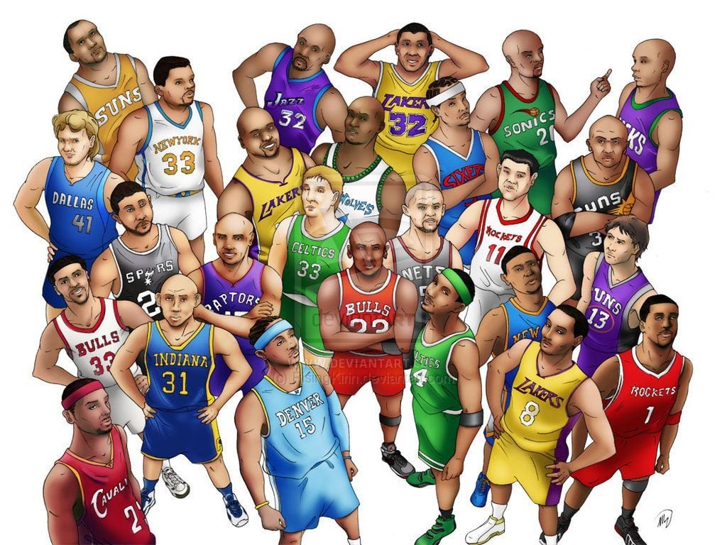 NBA Cartoon Wallpapers.