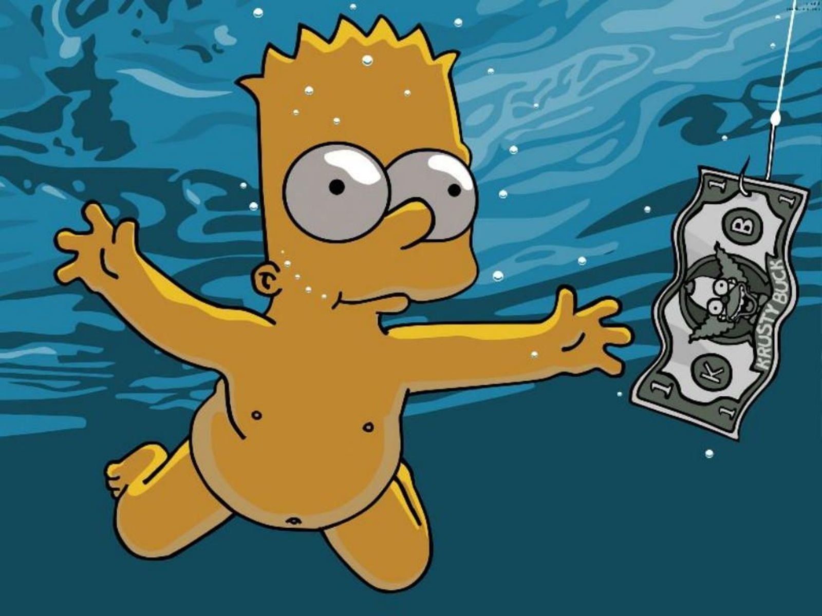 Wallpaper Id - Simpson Nevermind, HD Wallpaper
