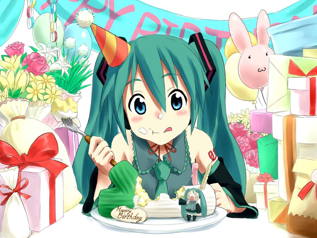 Birthday, Wallpaper. Anime Image Board