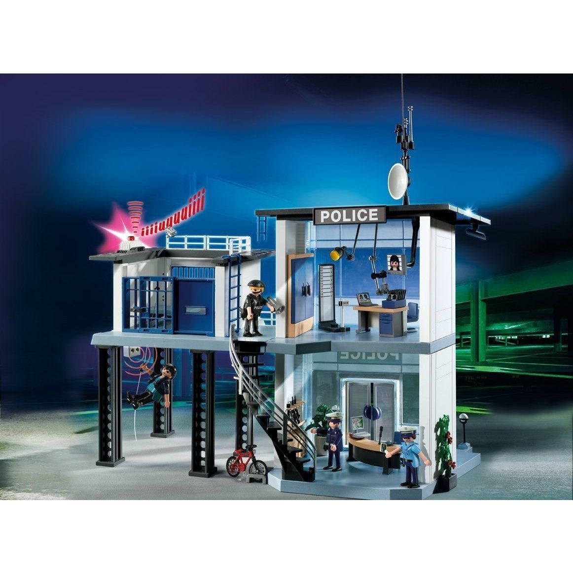 Shop Playmobil Police Station with Electronic Alarm System