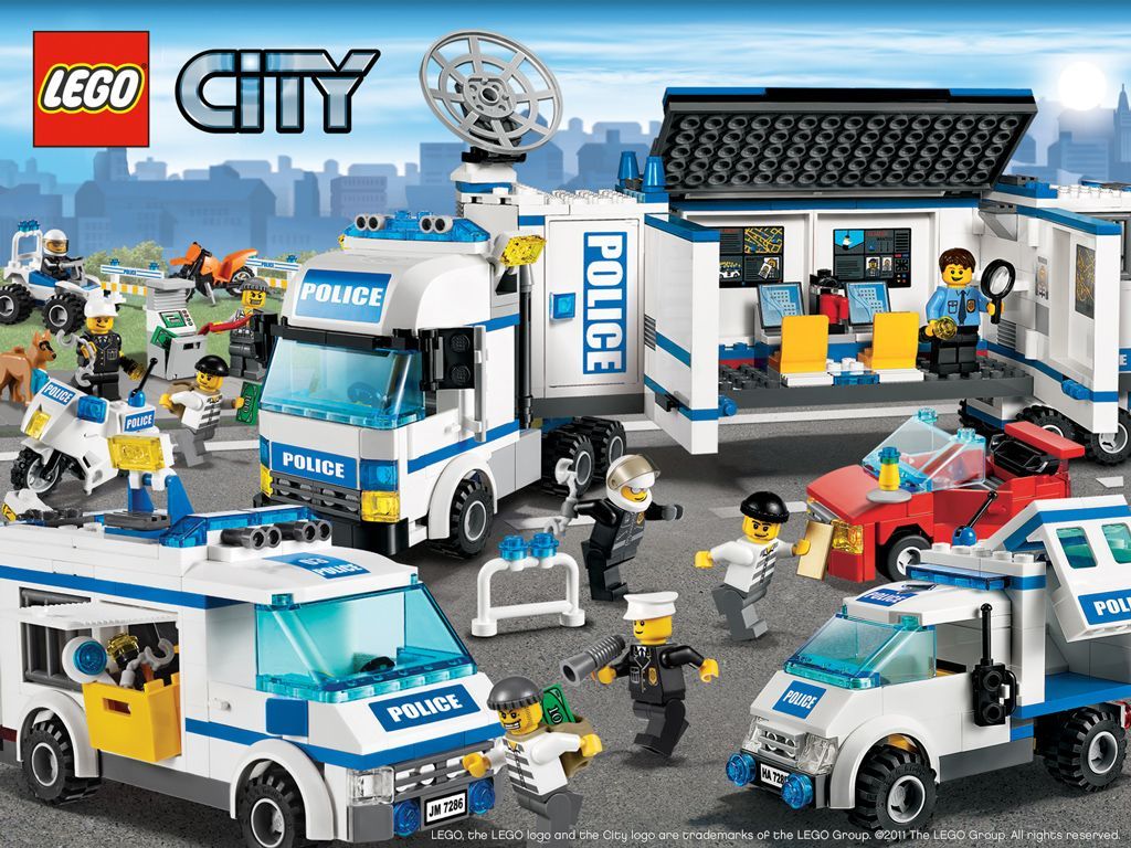 Wallpaper LEGO City police DoubleBrick. Lego city police