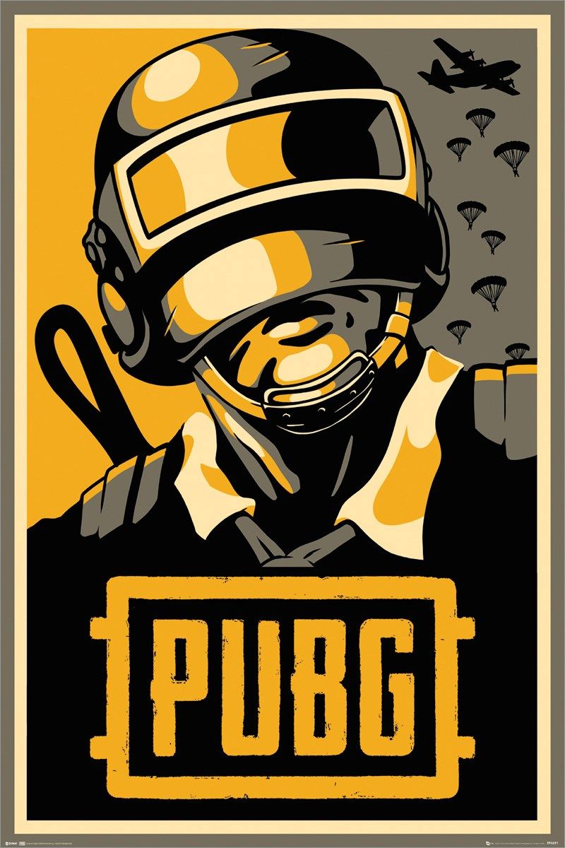 PUBG Hope Maxi Poster. Video game posters, Game wallpaper iphone