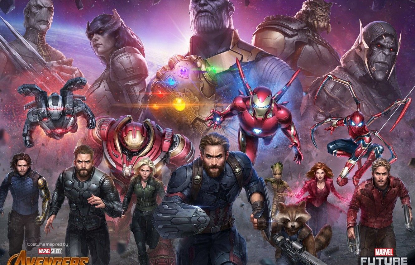 Free download Wallpaper Iron Man Marvel Captain America Thor Black