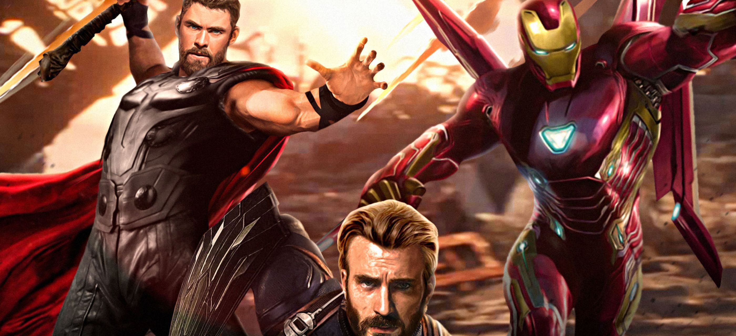 Avengers Infinity War Captain America Ironman Thor