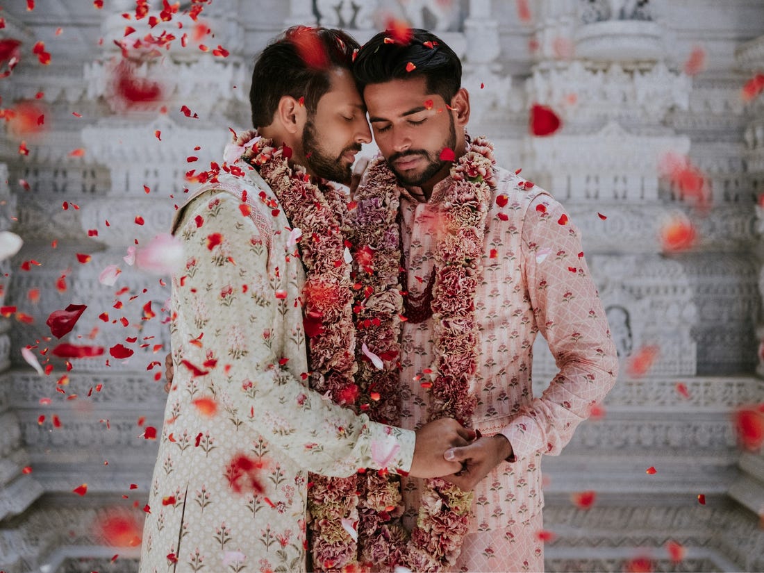 A Same Sex Couple Had A Traditional Indian Wedding