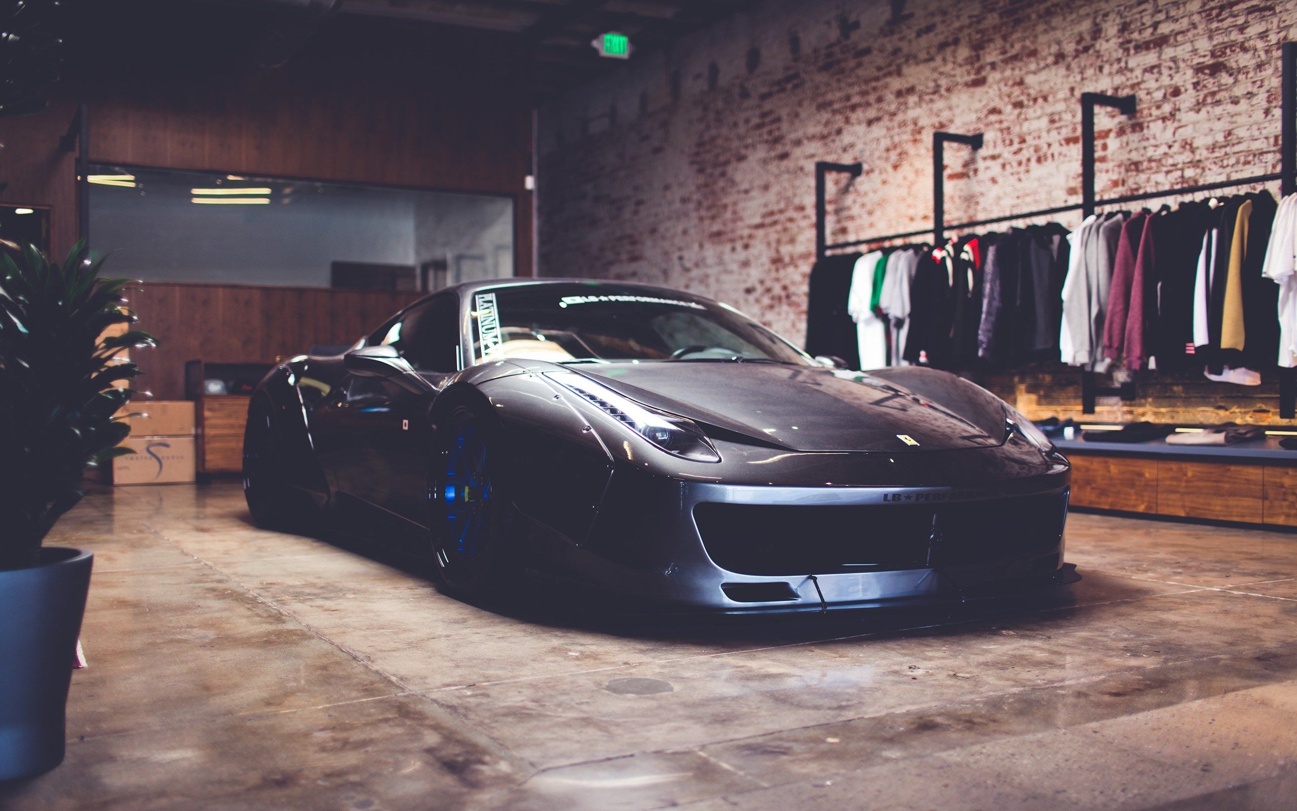 Ferrari 458 Wallpaper HD 458 Liberty Walk Silver
