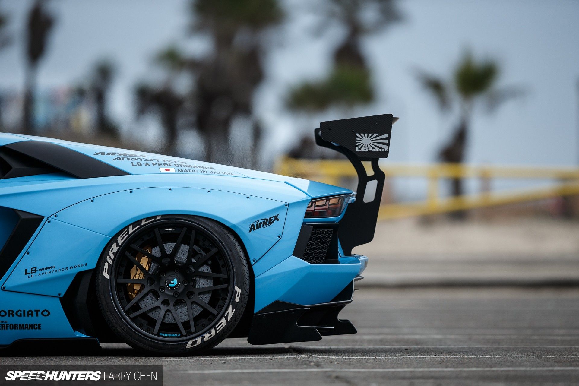 car, Lamborghini, Lamborghini Aventador, LB Works, Liberty Walk, Blue Cars Wallpaper HD / Desktop and Mobile Background