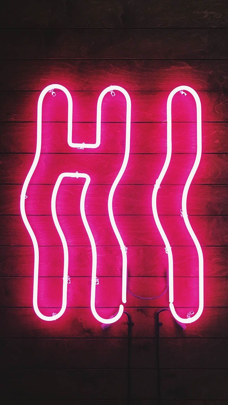 Neon Pink Wallpaper For iPhone