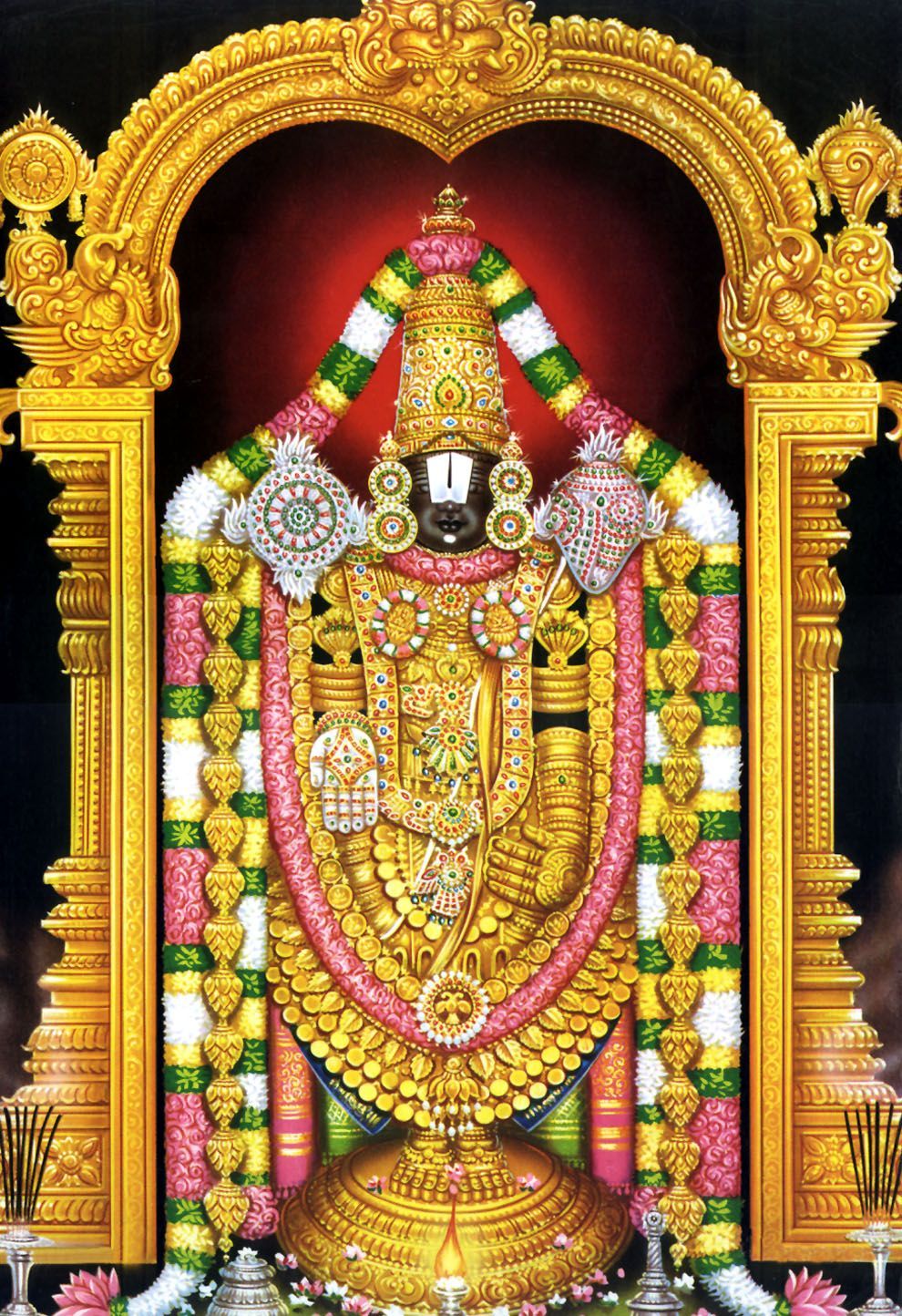 Tirupati Balaji Darshan packages from Delhi, VIP Darshan booking online, Tirupati rail. Lord ganesha paintings, Tirumala venkateswara temple, Venkateswara temple