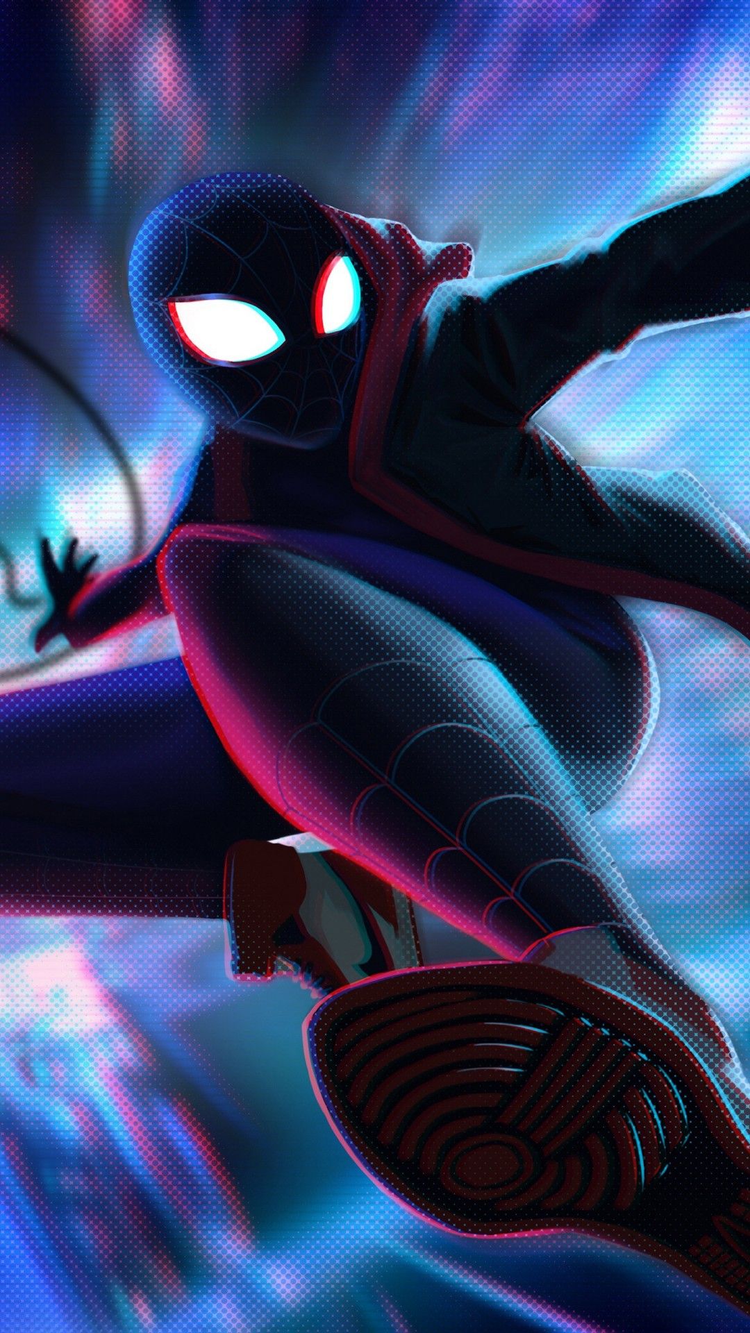 Miles Morales Spiderman Wallpaper iPhone