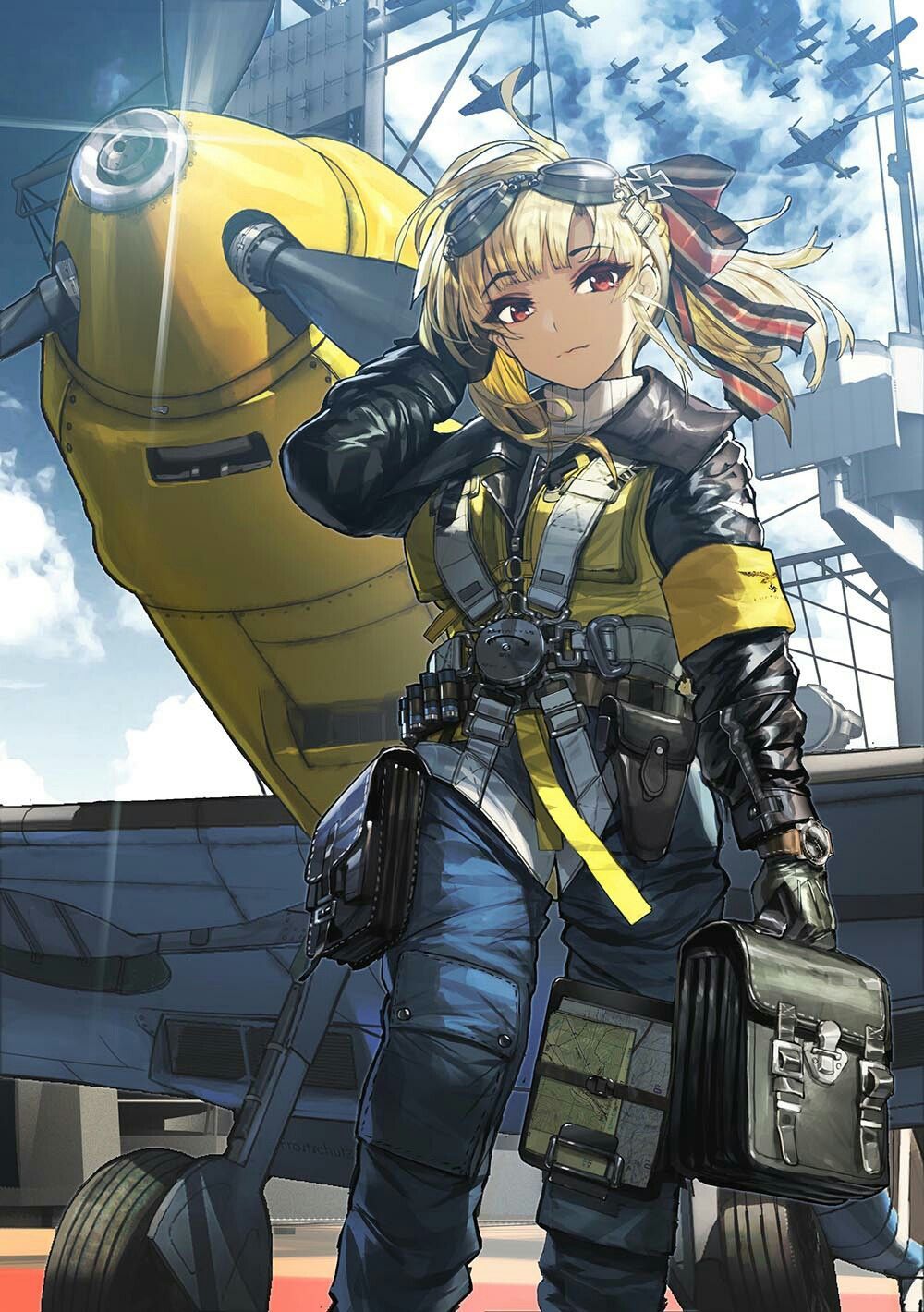 Best Army Anime Girls image. Anime military, Anime, Military