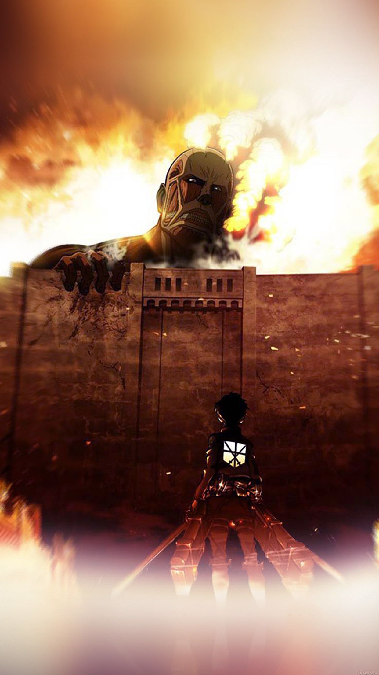 Attack on Titan iOS Wallpaper