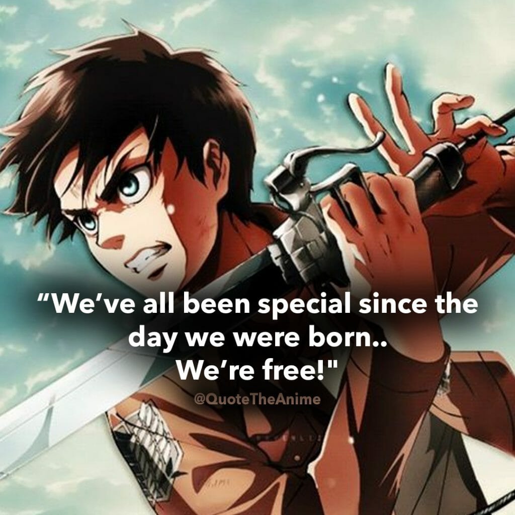 Powerful Attack On Titan Quotes Season 3 (HQ Image)