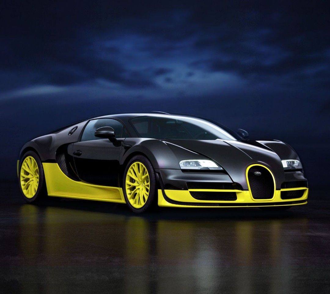 Free download Bugatti Veyron Super Sport Gold Wallpaper Engine