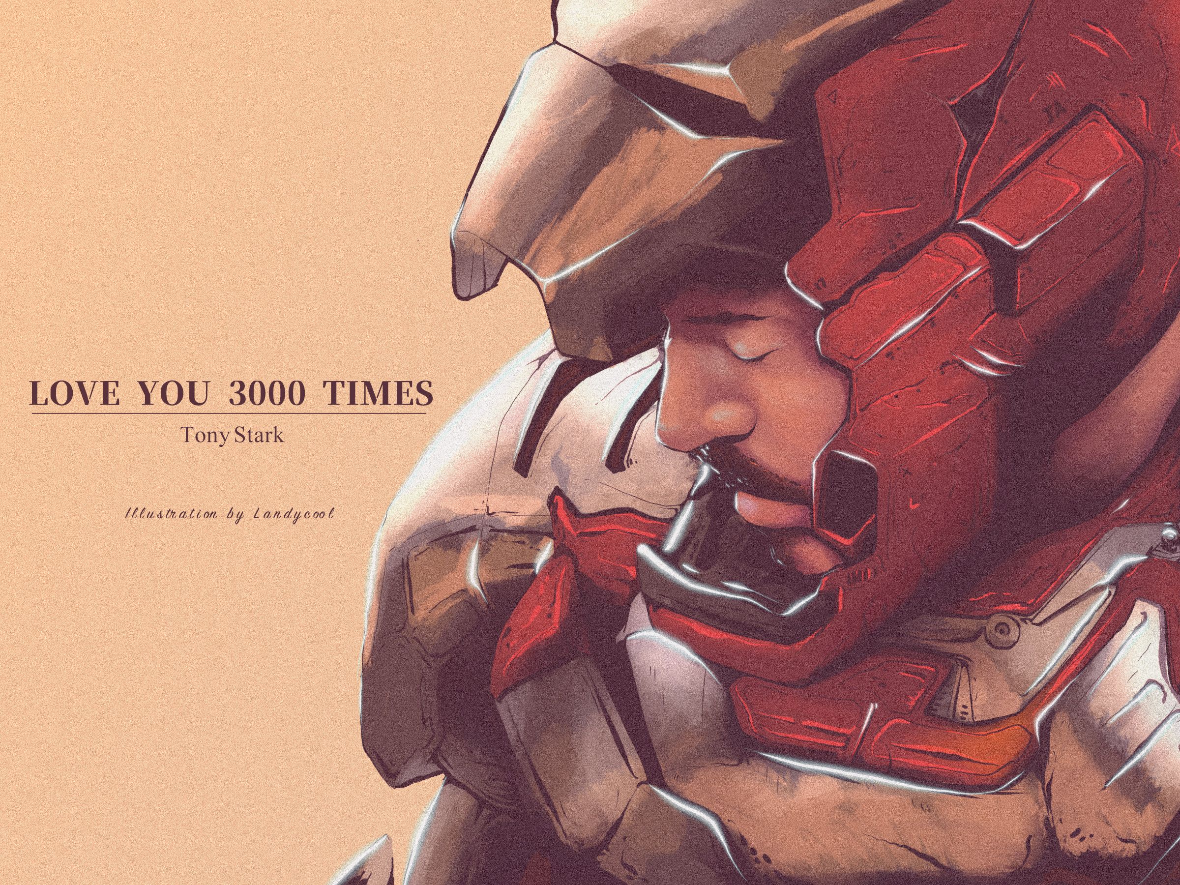 Love you 3000 times by LandyCooL for RaDesign on Dribbble.