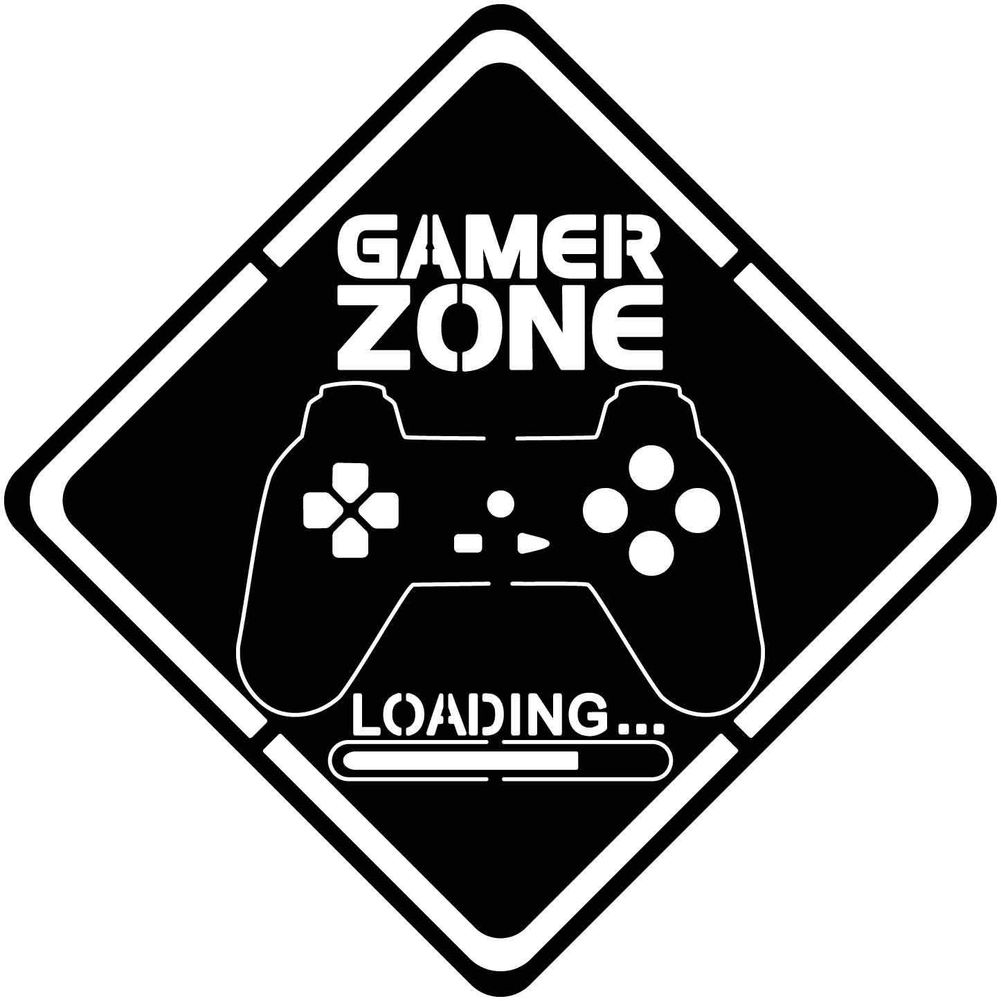 Gamer Zone sign Free DXF file. Gaming posters, Gaming wallpaper
