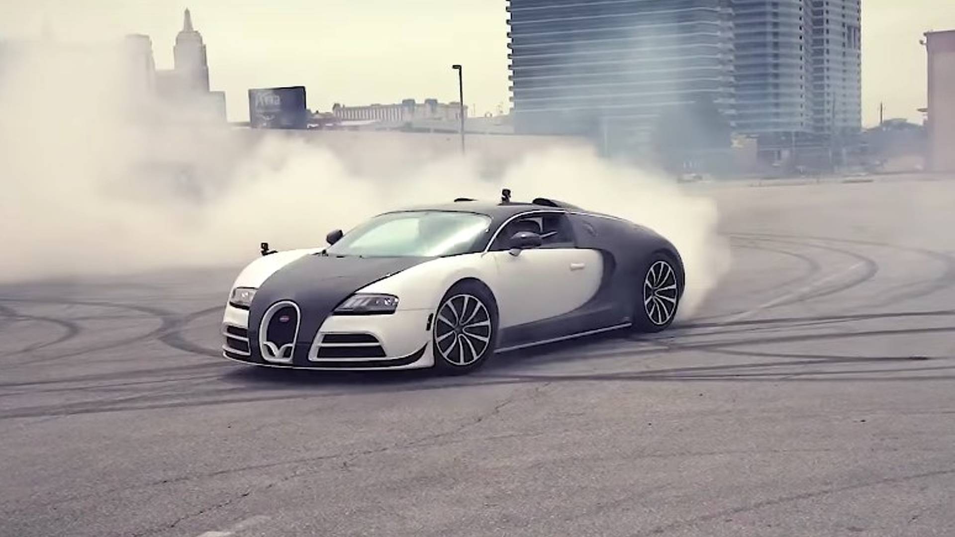 Watch This $2.3M Bugatti Do The World's Most Expensive Burnout