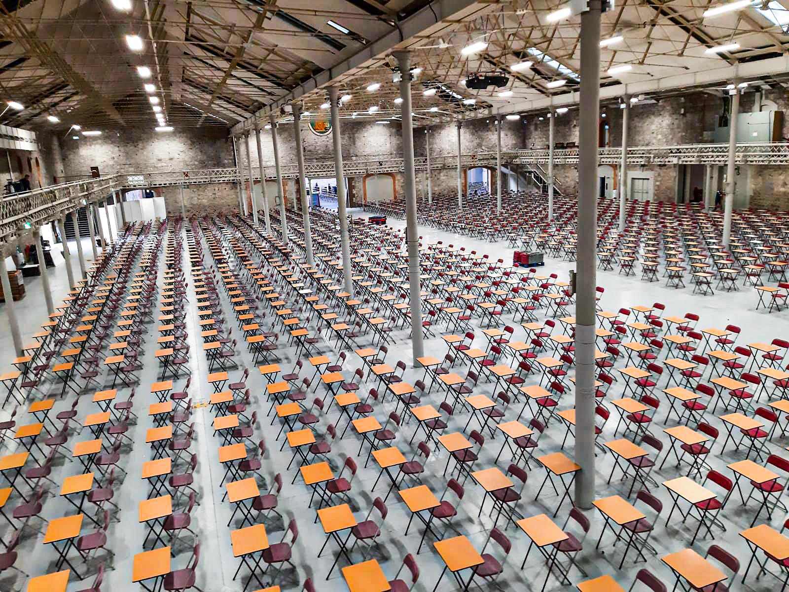 This 2700 Seat Exam Hall In Dublin, Ireland