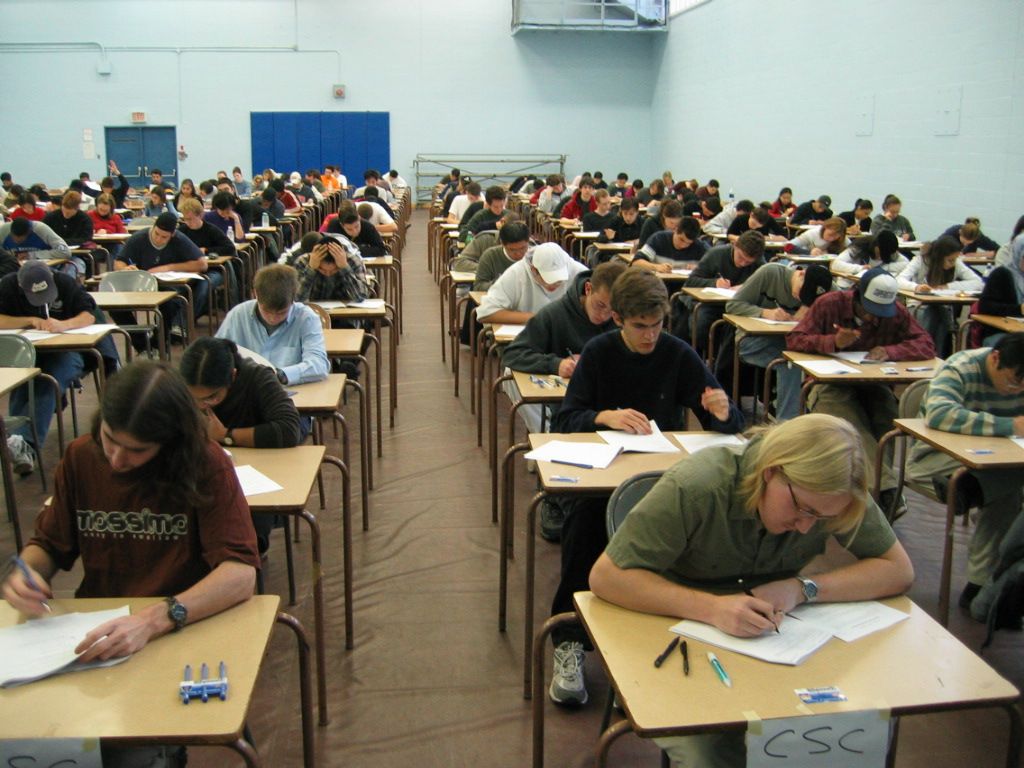 First year Economics exam stopped halfway through due to poor