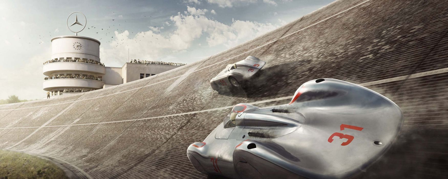 Silver Arrows Project 3D Cartoon Pre War Animation Race Cars Gran