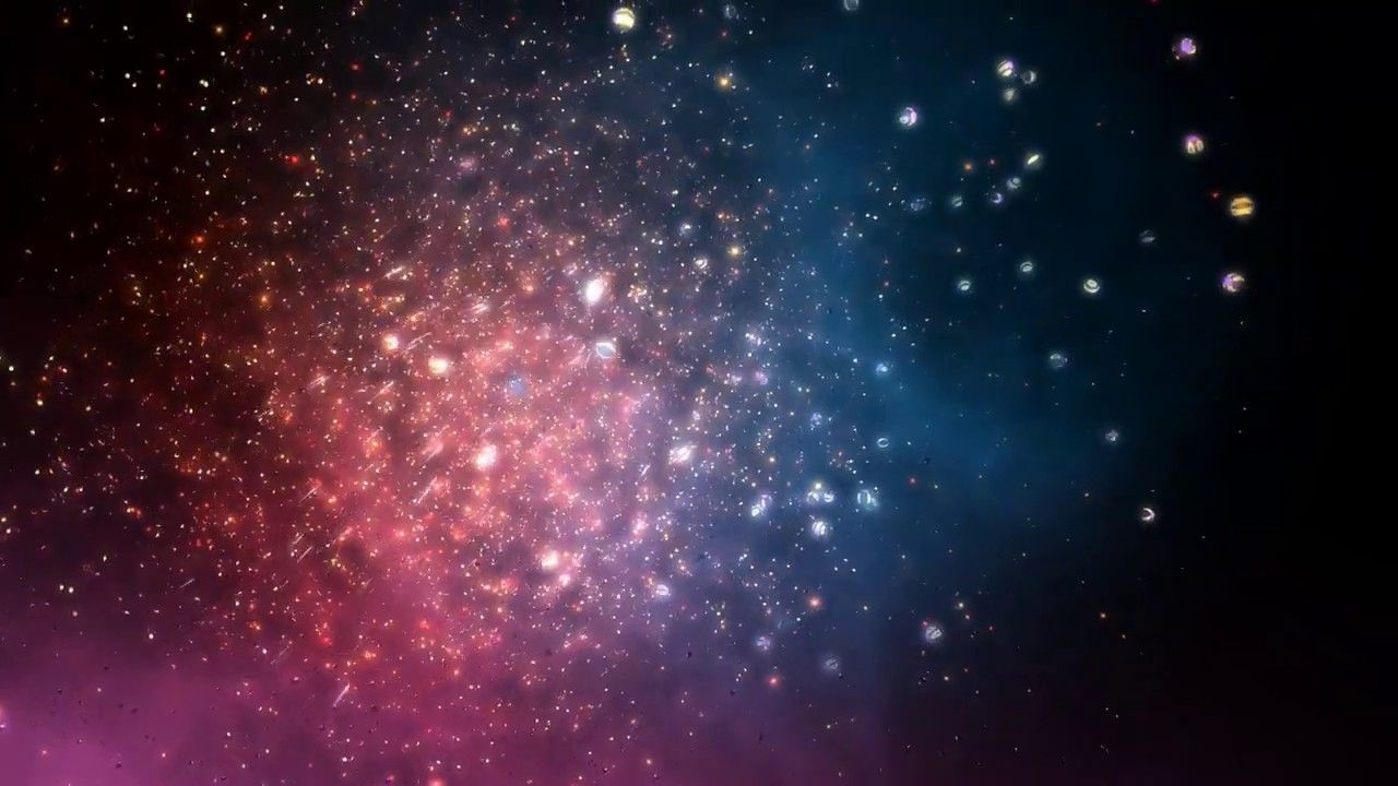 4K Magical Comets Nebula Glow Wallpaper #AAVFX Relaxing