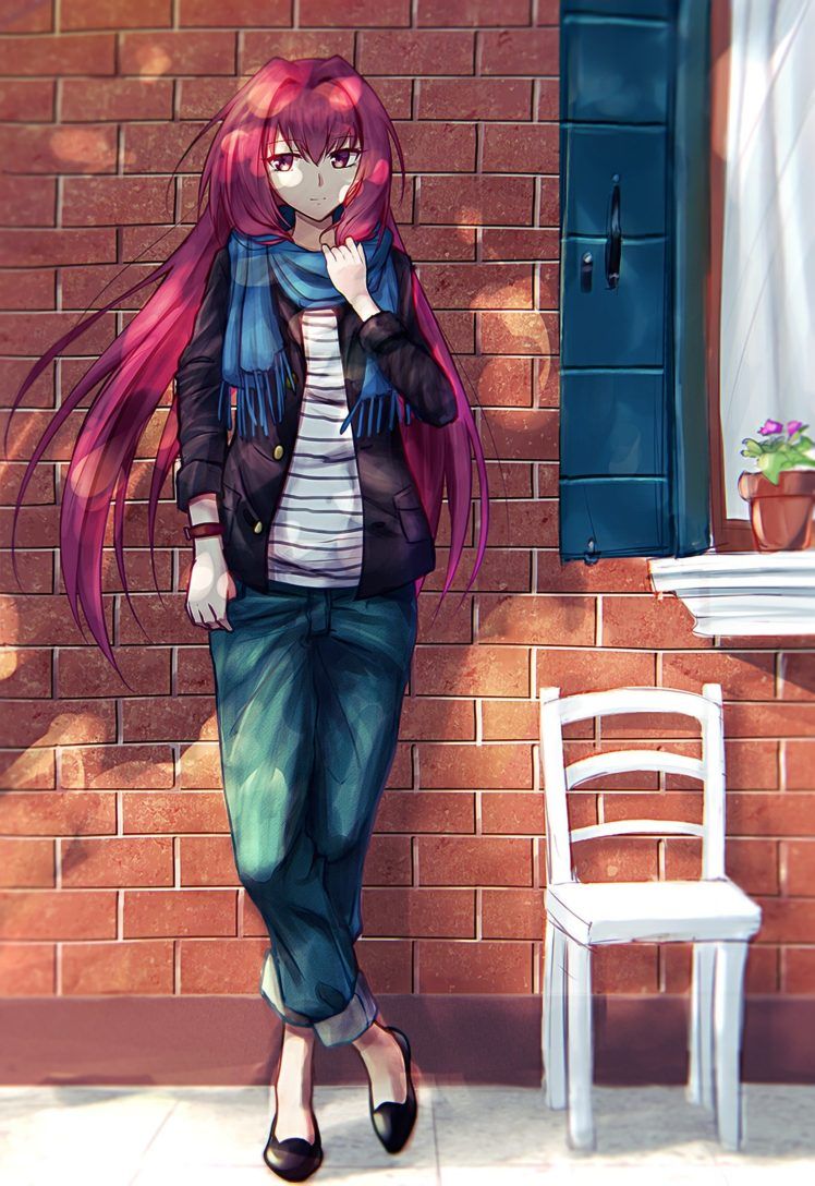 HD wallpaper: red haired girl anime character, Hataraku Saibou, anime girls