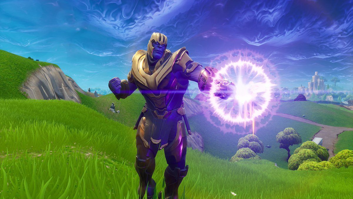Resultado de imagen para thanos en fortnite. Video game image