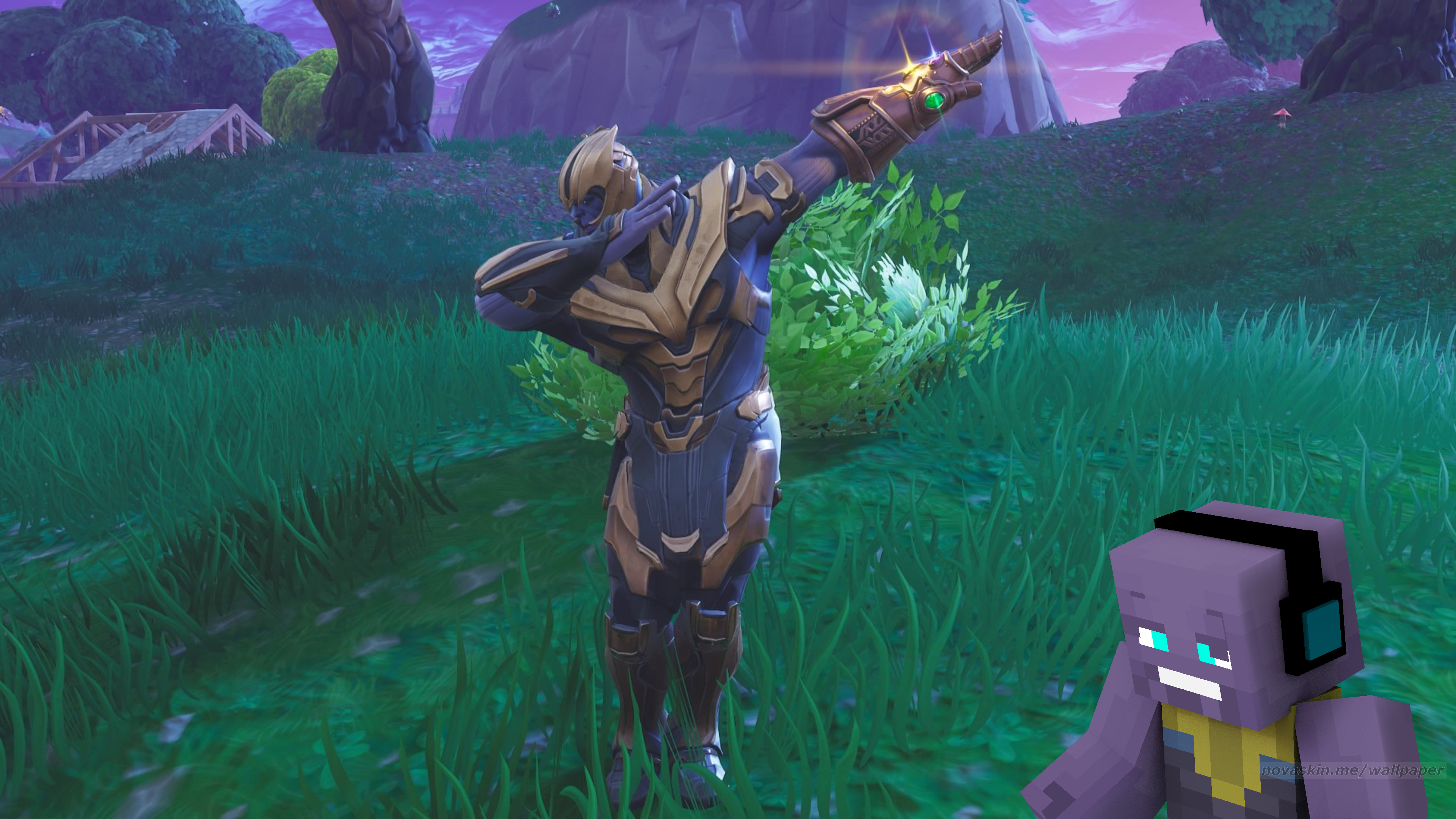 this is how thanos plays fortnite