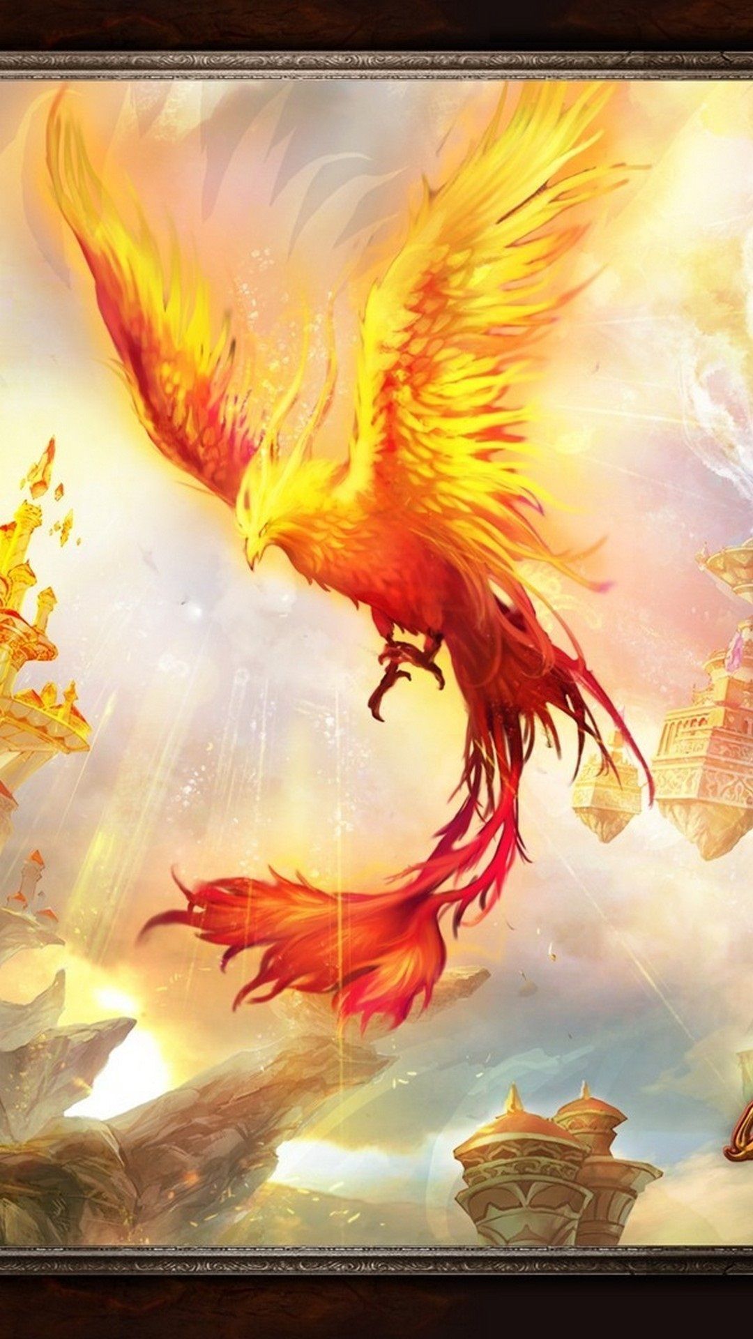 Phoenix Bird Image Wallpaper For iPhone iPhone Wallpaper