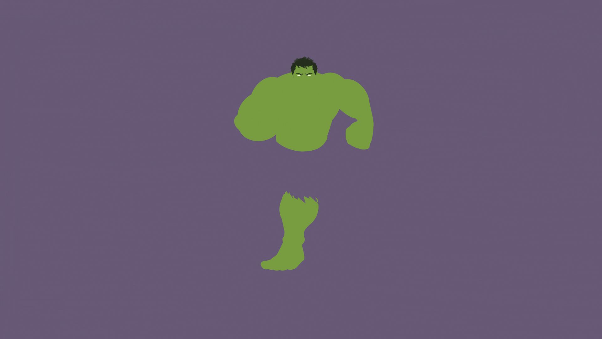 The Hulk Minimalist Purple. The Jester's Corner