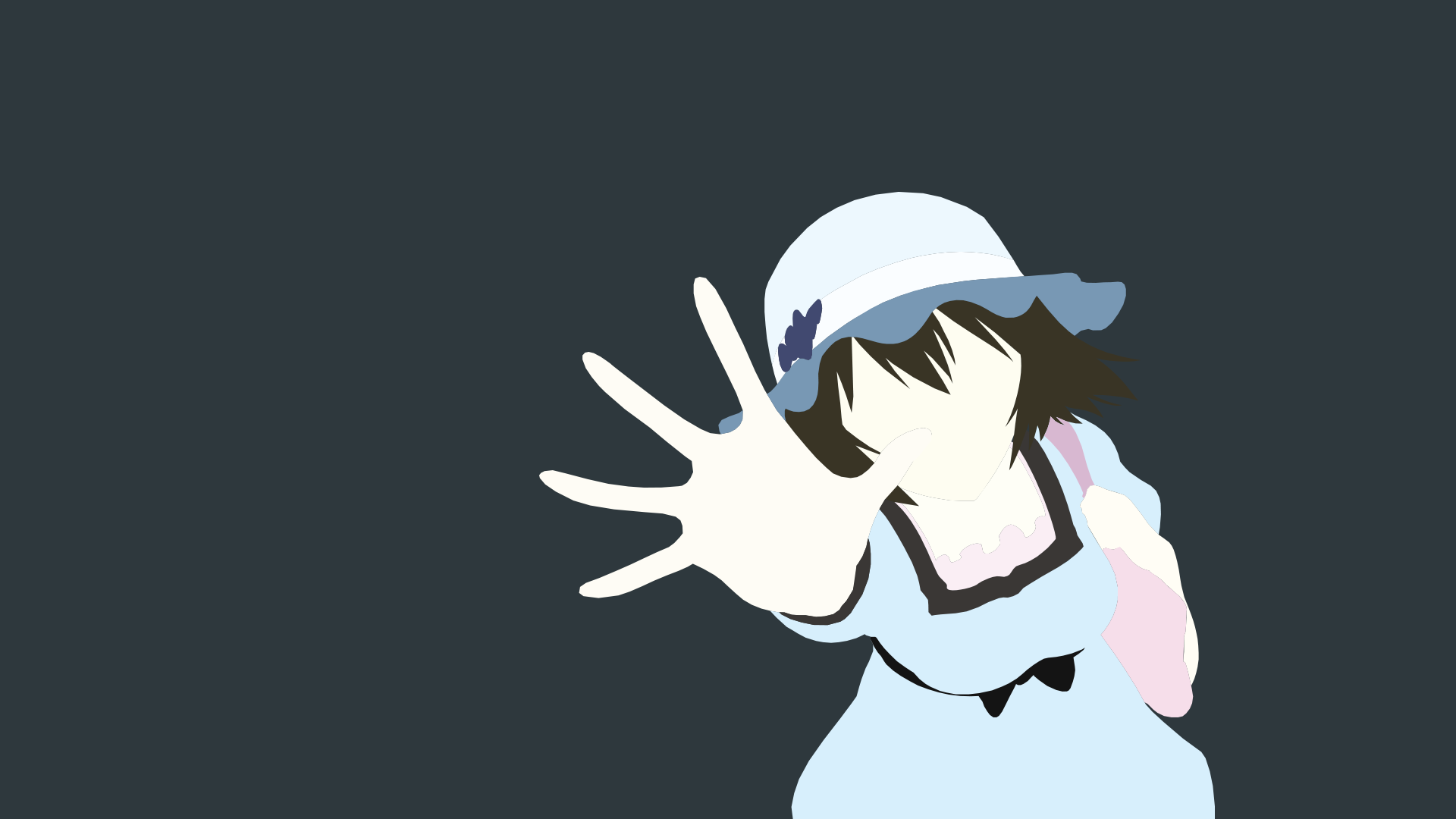 Minimalist Mayuri wallpaper [1920x1080]