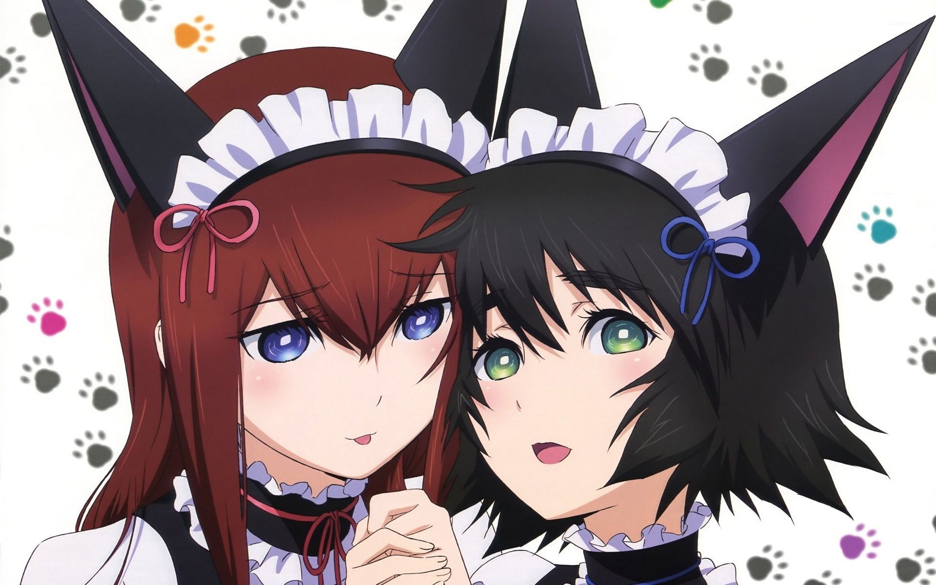 Kurisu Makise and Mayuri Shiina [2] wallpaper wallpaper
