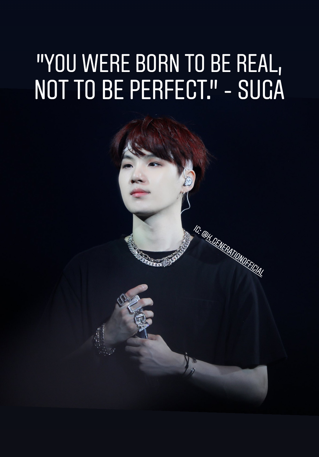 You were born to be real, not to be perfect suga quote hoodie