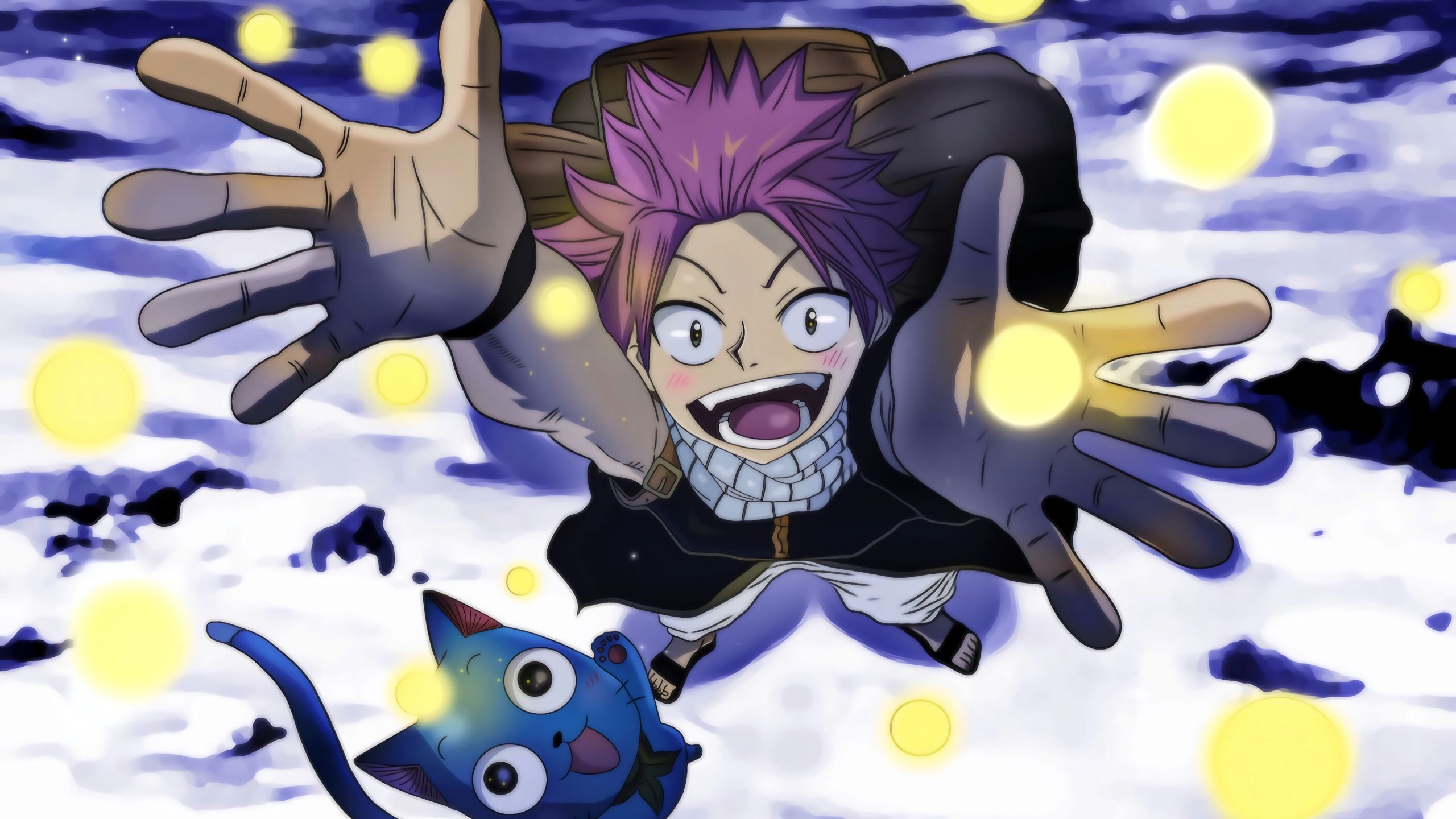 Download Natsu Dragneel, Fairy Tail, anime boy, artwork wallpaper