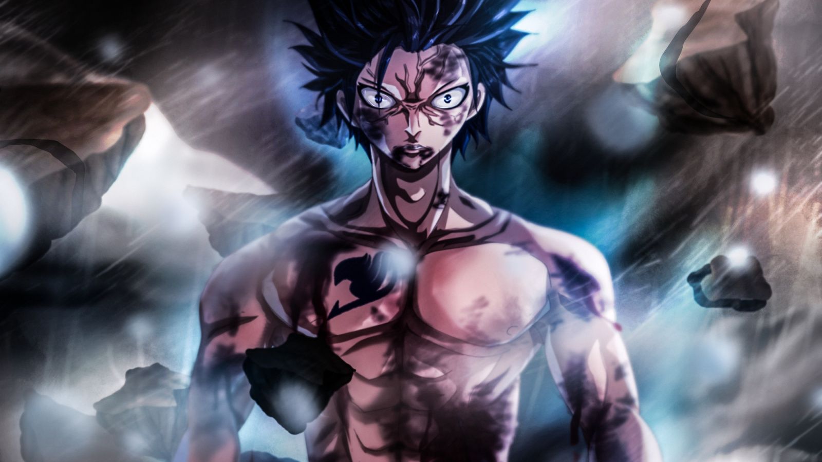 Download Gray Fullbuster, anime boy, Fair Tail wallpaper, 1600x900