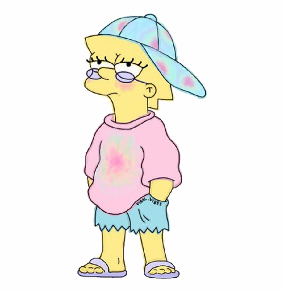 Aesthetic Clipart Lisa Simpson Simpson Tumblr Png