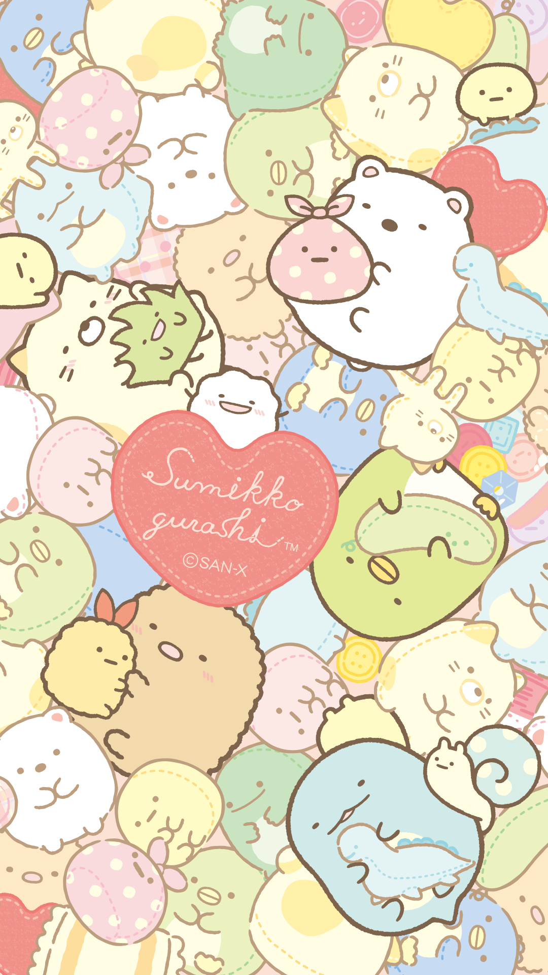 Sumikko iPhone background. Cute cartoon wallpaper, Cute wallpaper, Cute doodles