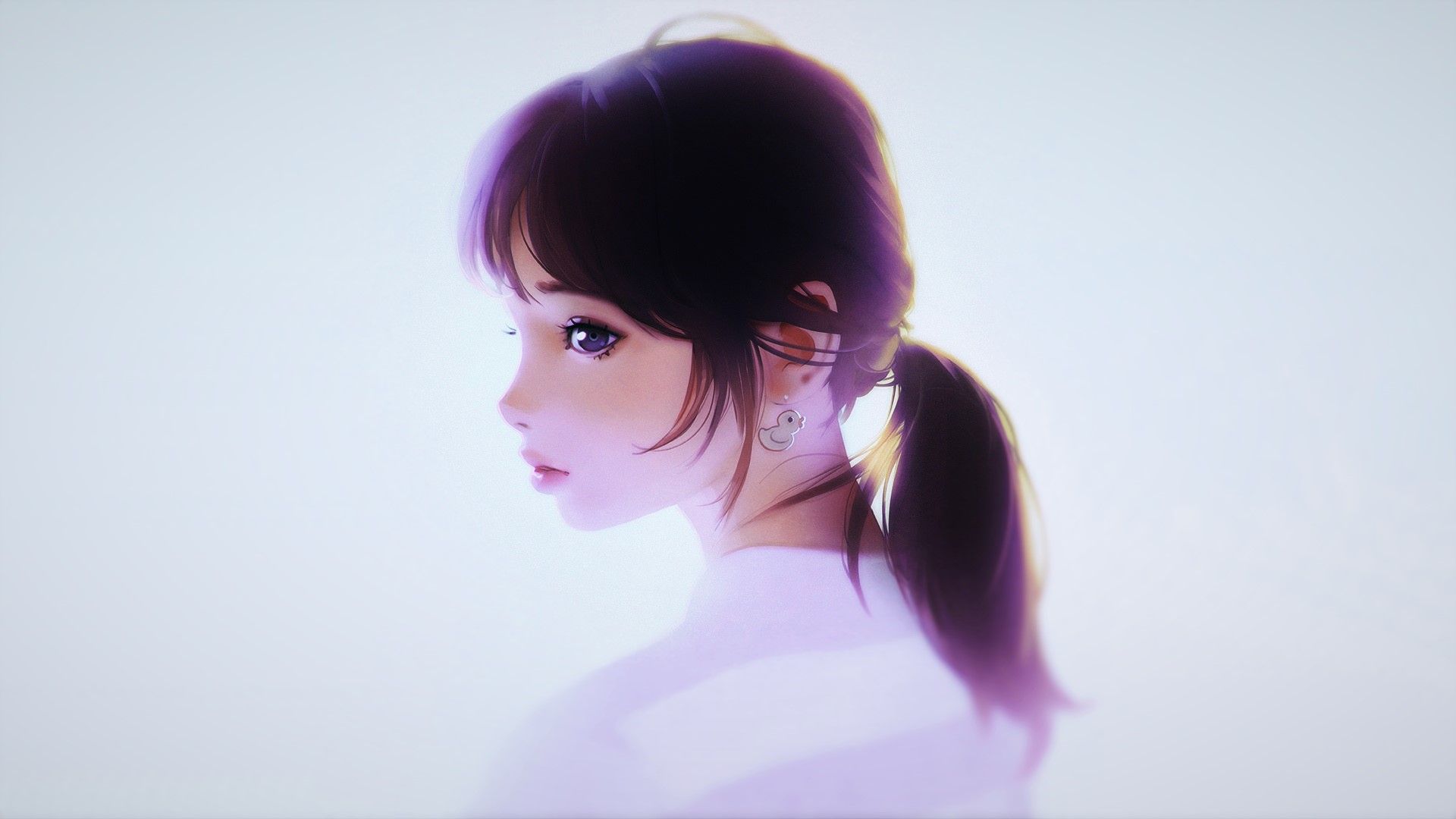 Anime 1920x1080 art numérique de filles anime Ilya Kuvshinov