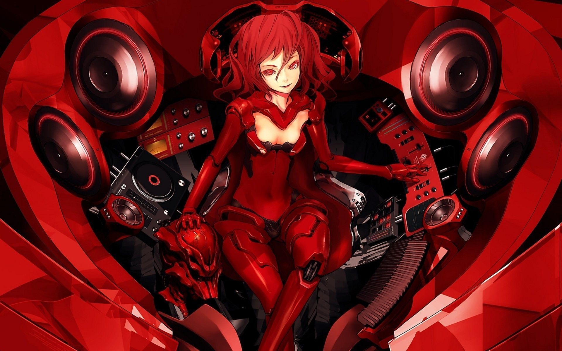 Red Hair Anime Girl PC Wallpapers - Wallpaper Cave
