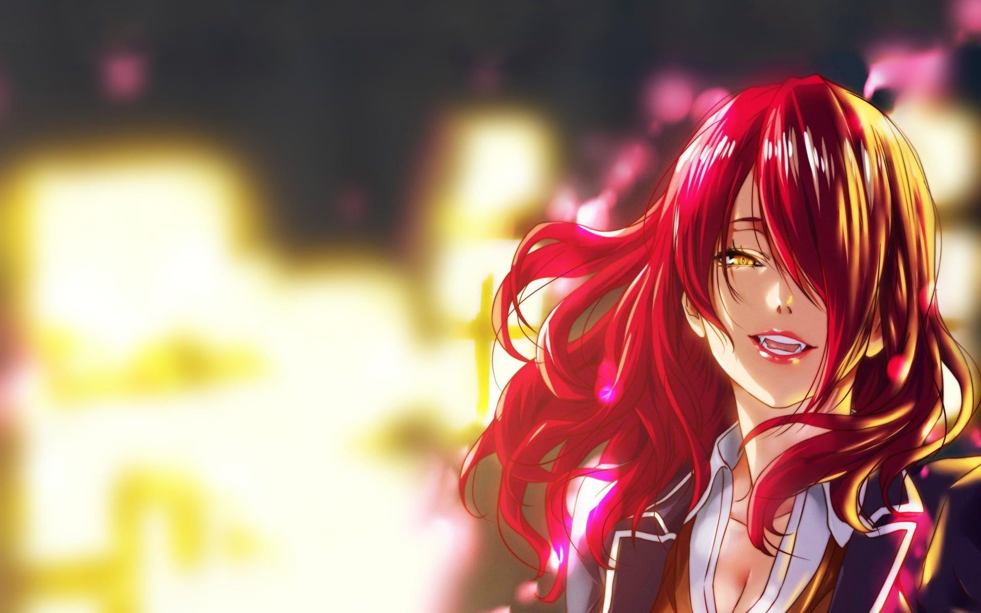 Red Head Anime Wallpapers Wallpaper Cave