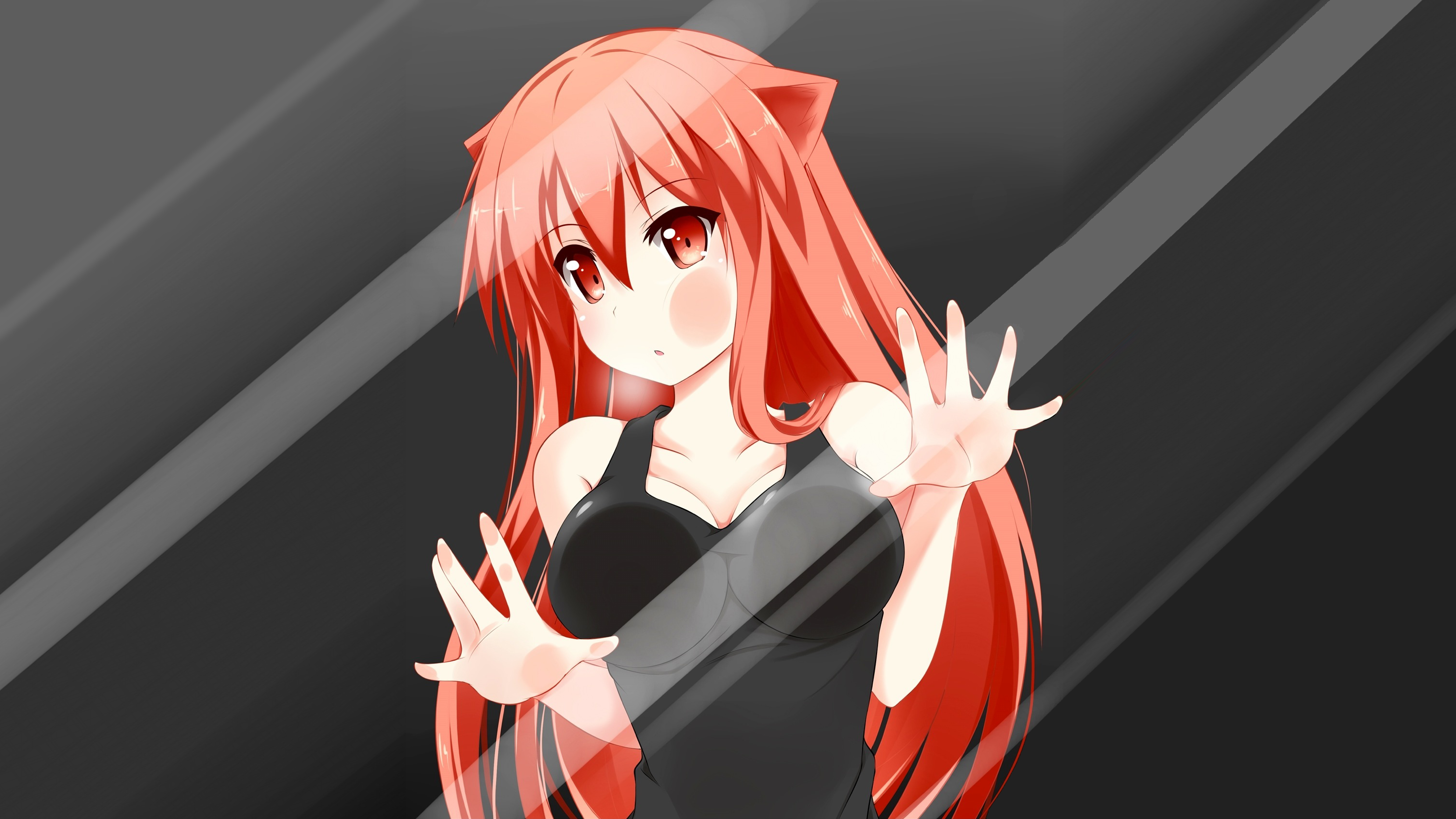 Red Head Anime Wallpapers Wallpaper Cave 