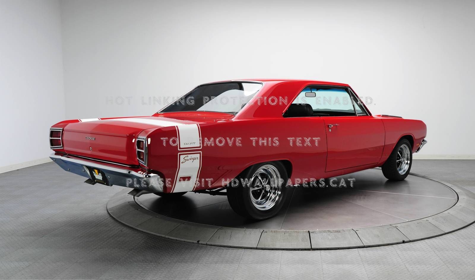 dodge dart swinger red white stripe