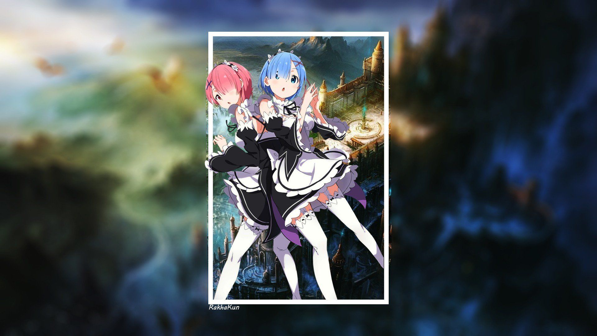 anime, Anime girls, Rem (Re: Zero), Ram (Re: Zero), Re: Zero Kara