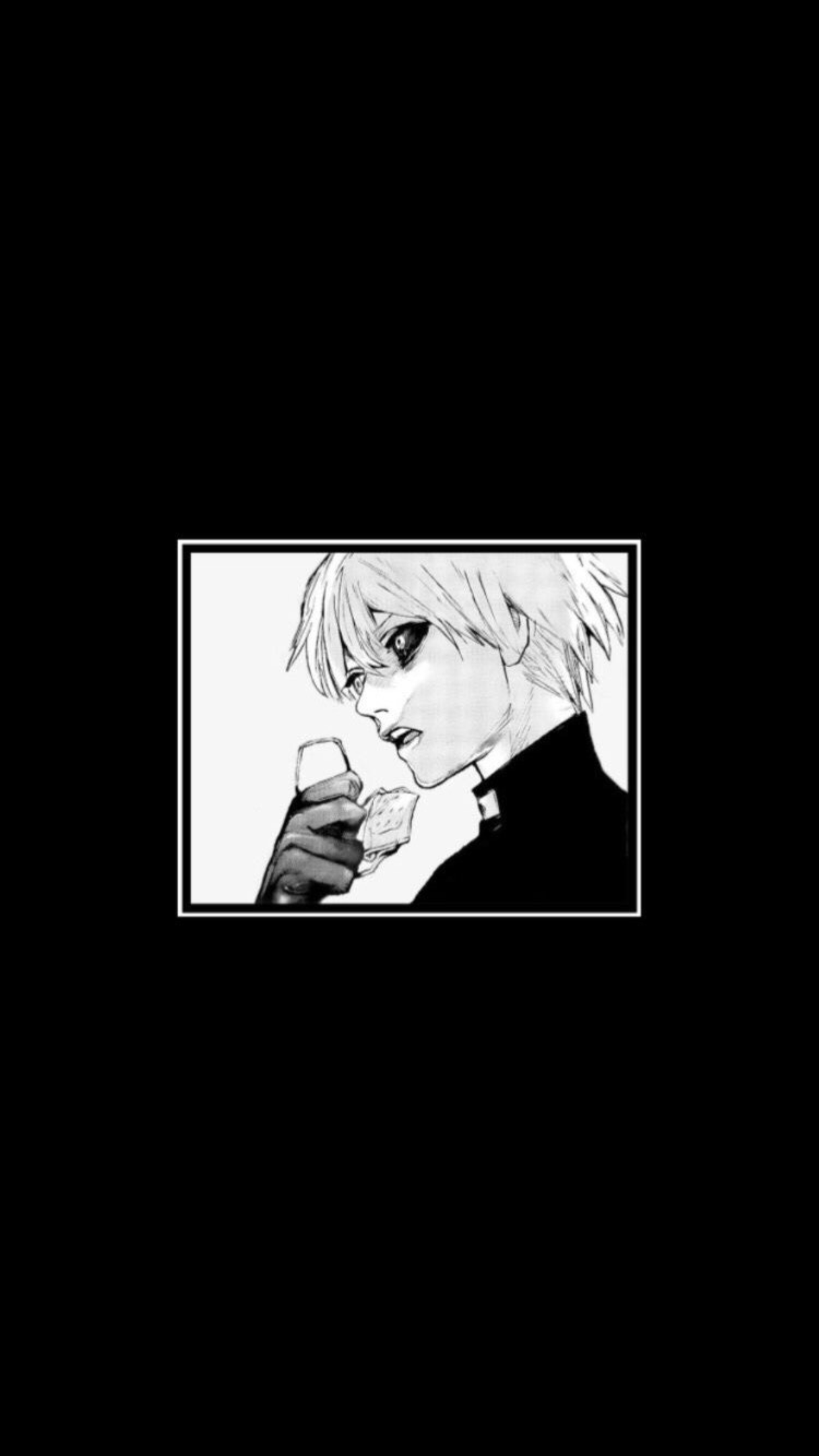 Tokyo Ghoul Aesthetic White Wallpapers Wallpaper Cave