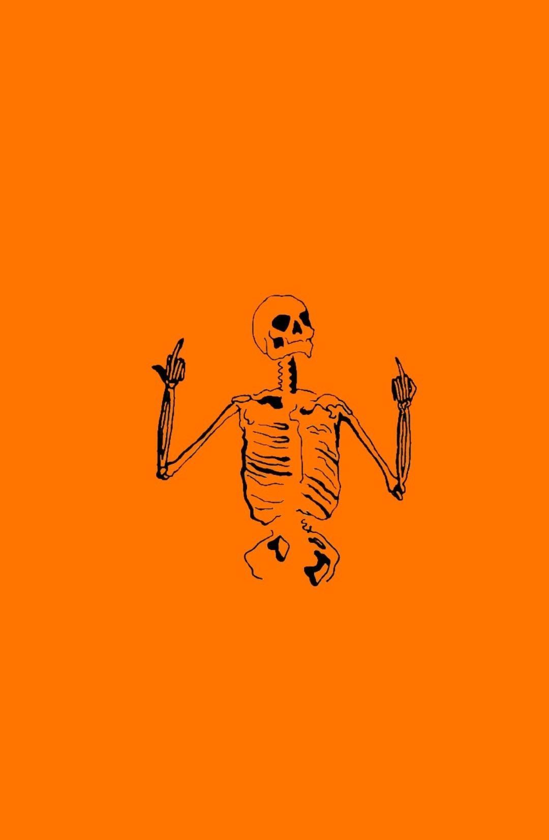 Halloween Skull Aesthetic Wallpaper Free Halloween Skull