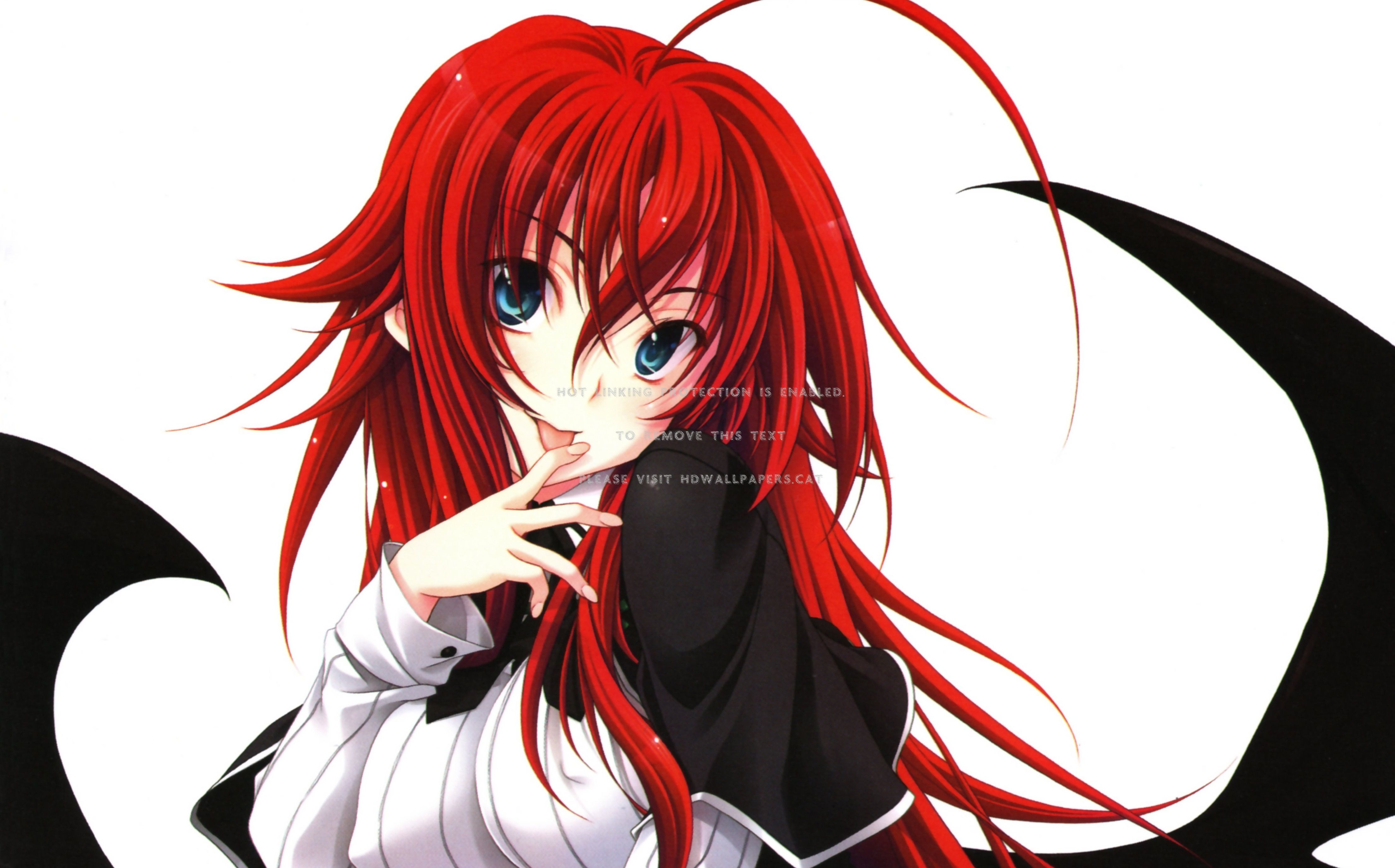 rias gremory highschool dxd long hair anime