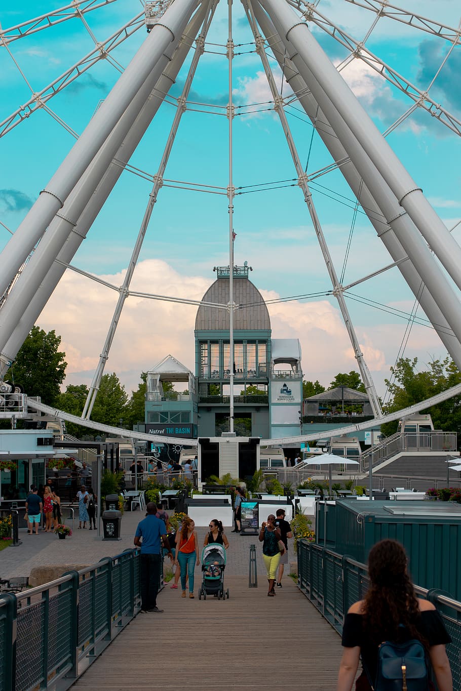 HD wallpaper: montreal, canada, old port of montreal, ferris wheel